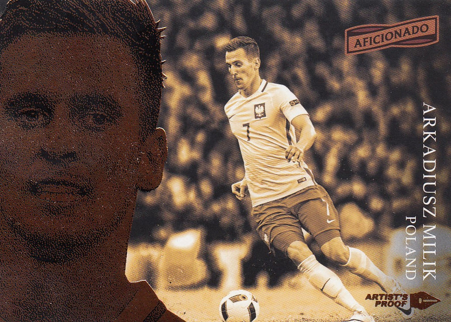 017. ARKADIUSZ MILIK - POLAND - ARTIST`S PROOF GOLD - #49
