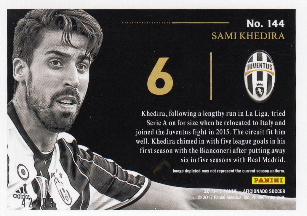 144. SAMI KHEDIRA - JUVENTUS - ARTIST`S PROOF PURPLE - #99