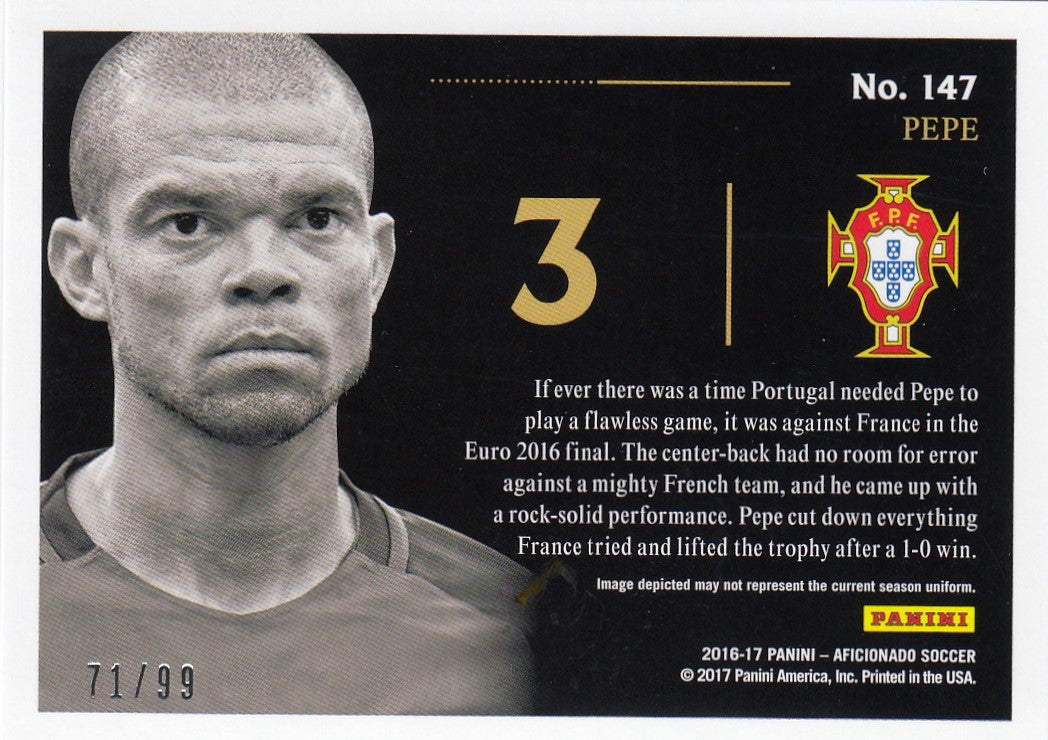 147. PEPE - PORTUGAL - ARTIST`S PROOF PURPLE - #99