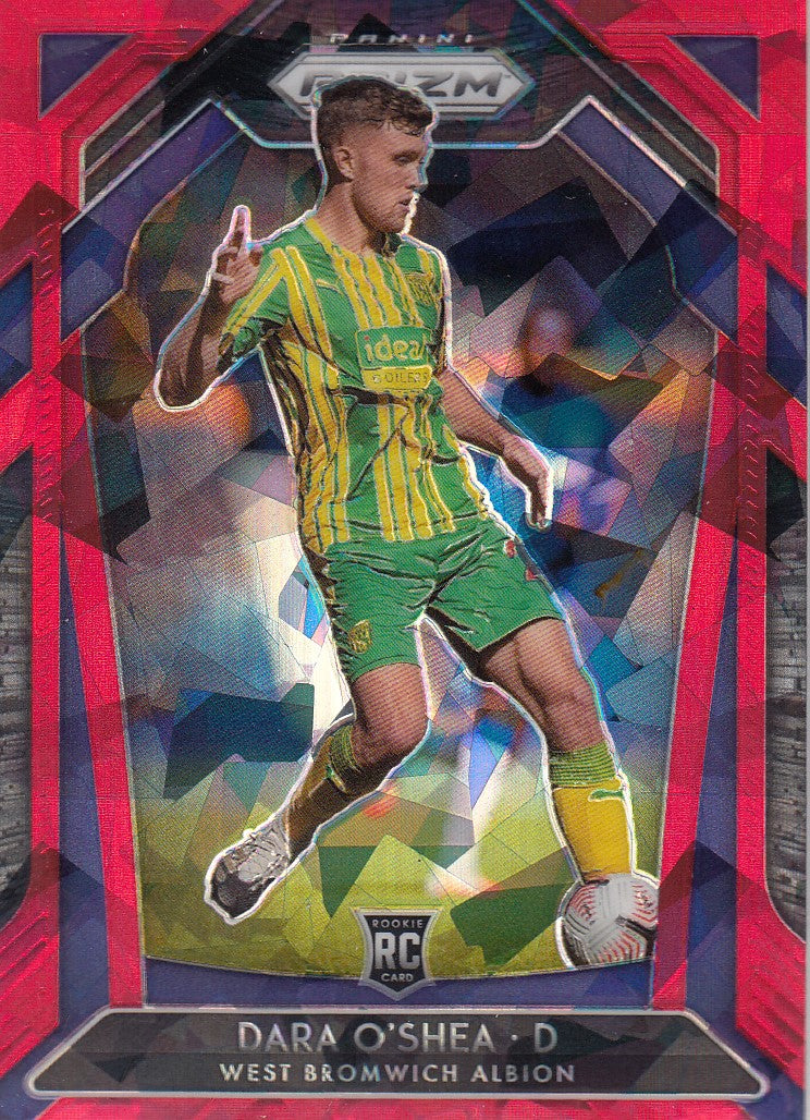 258. DARA O`SHEA - WEST BROMWICH ALBION - ROOKIE - RED ICE PRIZM