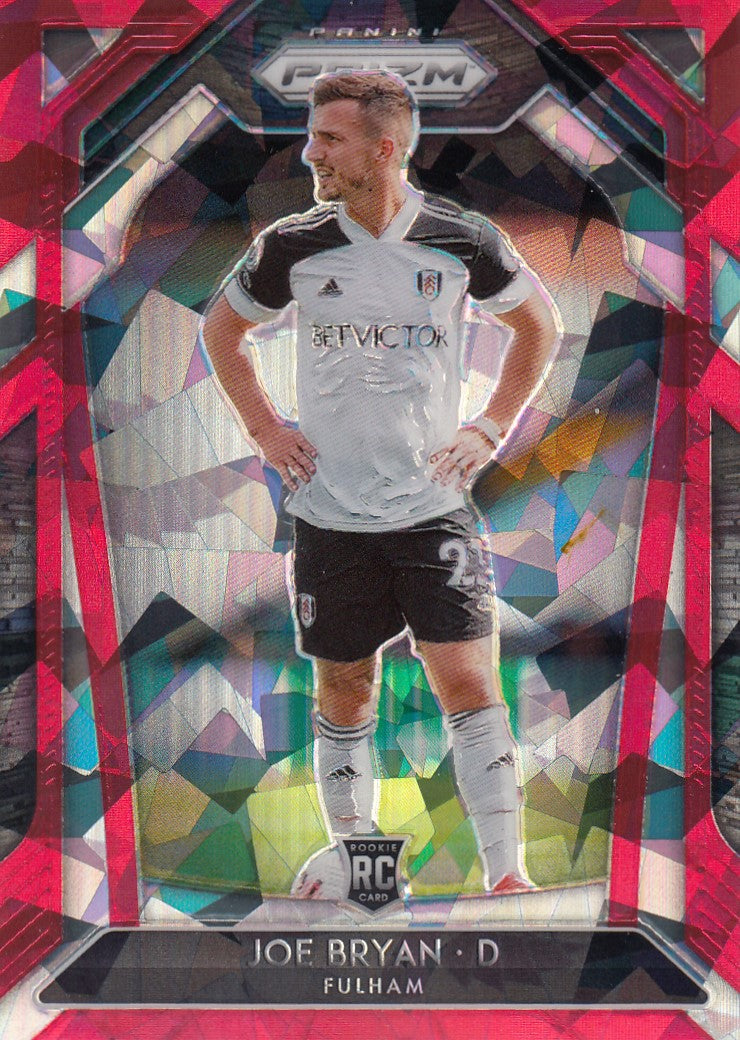 288. JOE BRYAN - FULHAM - ROOKIE - RED ICE PRIZM