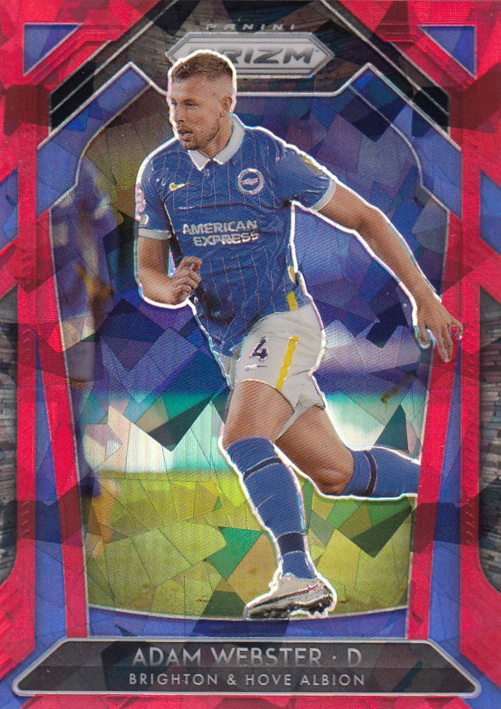 169. ADAM WEBSTER - BRIGHTON & HOVE ALBION - RED ICE PRIZM