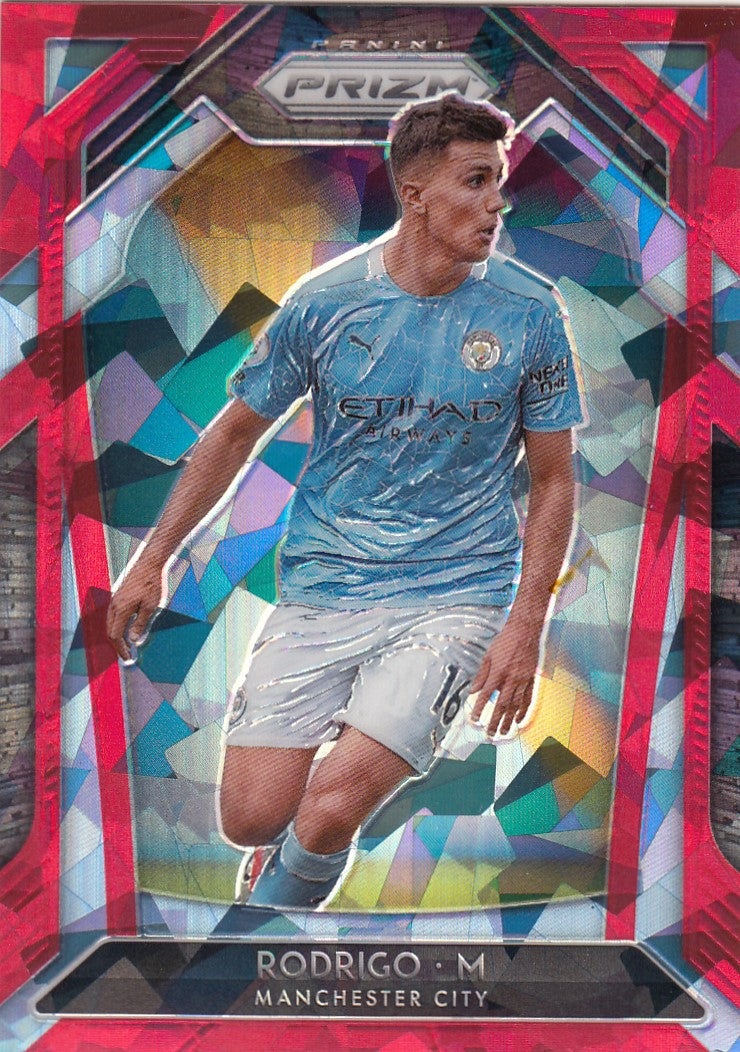 098. RODRIGO - MANCHESTER CITY - RED ICE PRIZM