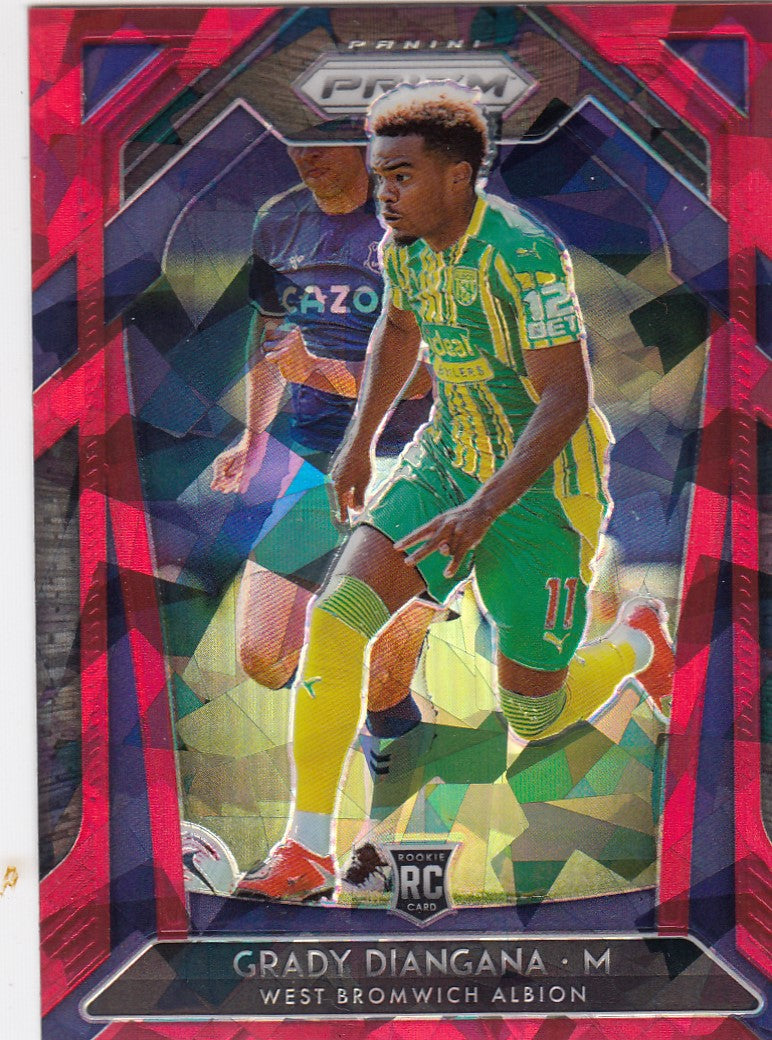 268. GRADY DIANGANA - WEST BROMWICH ALBION - ROOKIE - RED ICE PRIZM