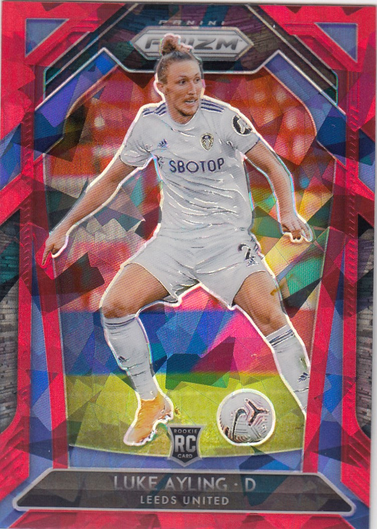 199. LUKE AYLING - LEEDS UNITED - ROOKIE - RED ICE PRIZM