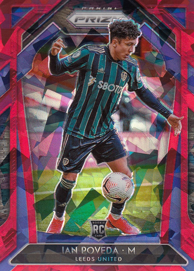 205. IAN POVEDA - LEEDS UNITED - ROOKIE - RED ICE PRIZM