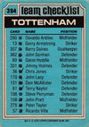 394. TOTTENHAM - CHECKLIST - KRYSSET