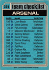 375. ARSENAL - CHECKLIST - KRYSSET