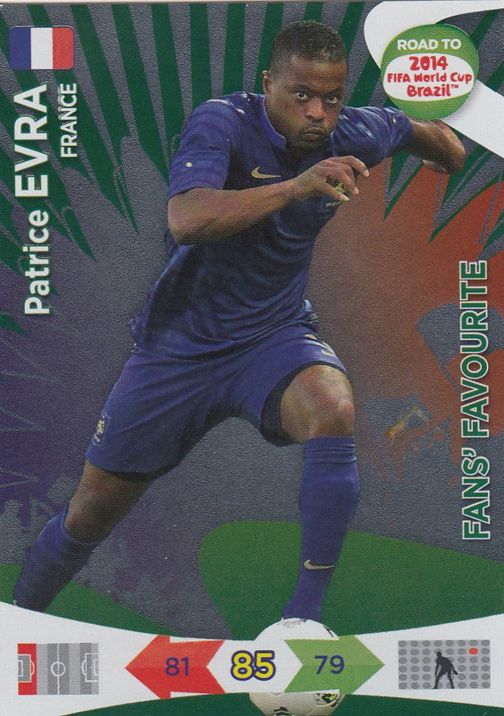 197. PATRICE EVRA - FRANCE - FANS` FAVORITE