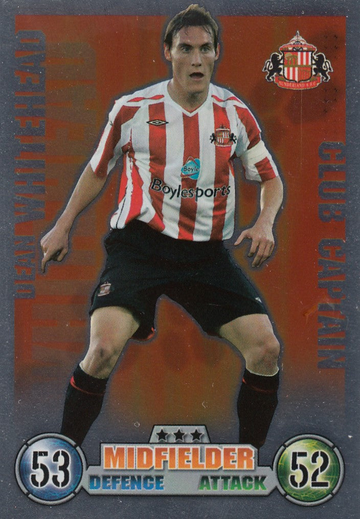 CC017. DEAN WHITEHEAD - SUNDERLAND - CLUB CAPTAIN