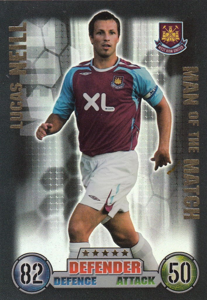 MOM055. LUCAS NEILL - WEST HAM - MAN OF THE MATCH