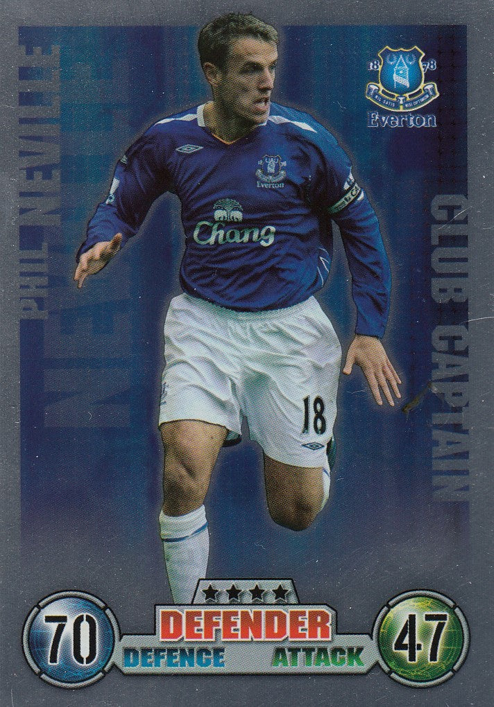 CC008. PHIL NEVILLE - EVERTON - CLUB CAPTAIN