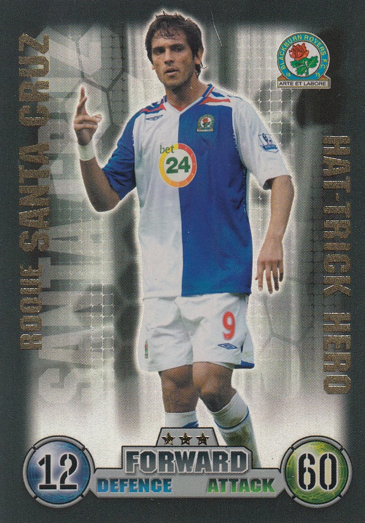EX-HTH002. ROQUE SANTA CRUZ - BLACKBURN - HAT-TRICK HERO