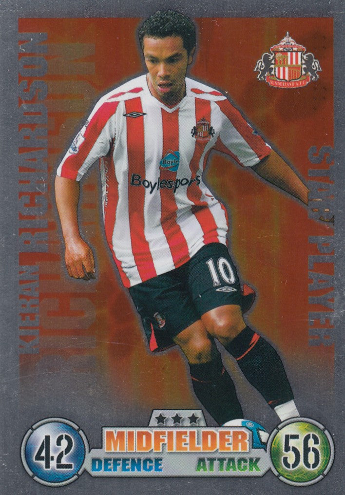 SP033. KIERAN RICHARDSON - SUNDERLAND - STAR PLAYER