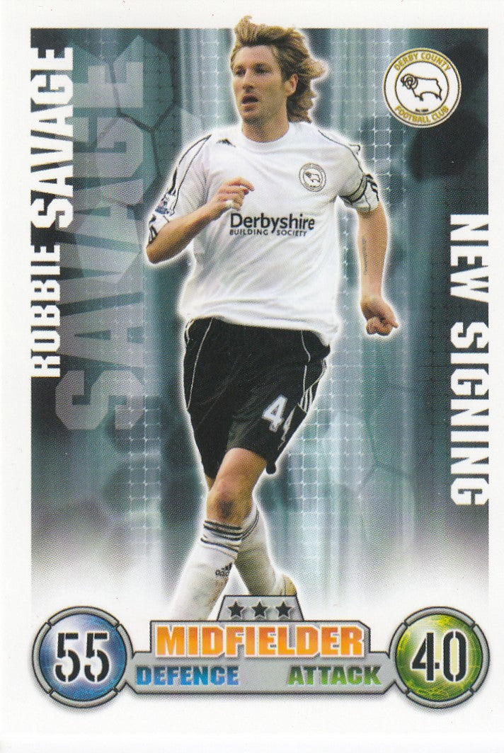 EX025. ROBBIE SAVAGE - DERBY - NEW SIGNING