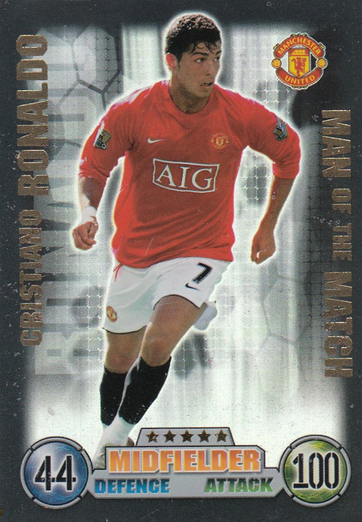 MOM034. CRISTIANO RONALDO - MANCHESTER UNITED - MAN OF THE MATCH