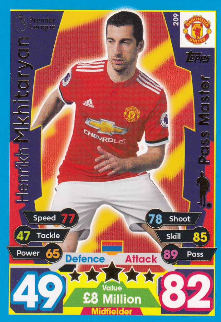209. HENRIKH MKHITARYAN - MANCHESTER UNITED - PASS MASTER