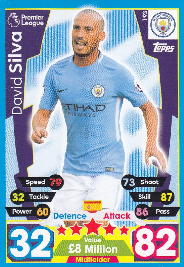193. DAVID SILVA - MANCHESTER CITY