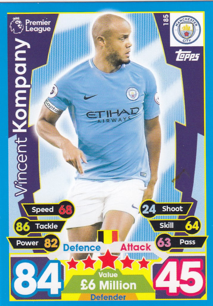 185. VINCENT KOMPANY - MANCHESTER CITY
