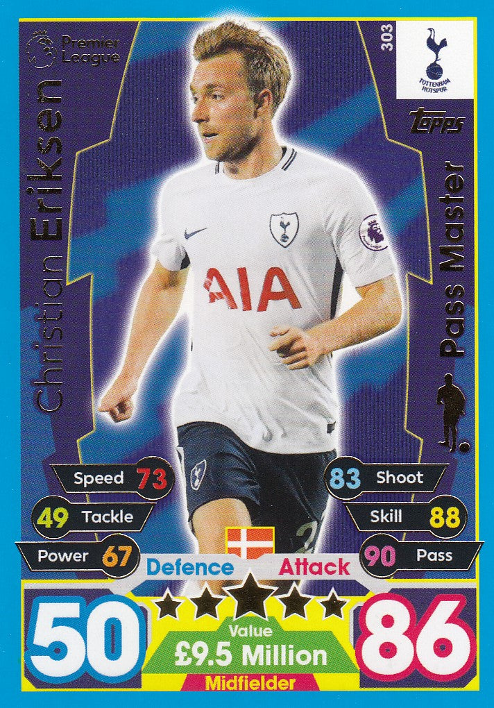 303. CHRISTIAN ERIKSEN - TOTTENHAM HOTSPUR - PASS MASTER