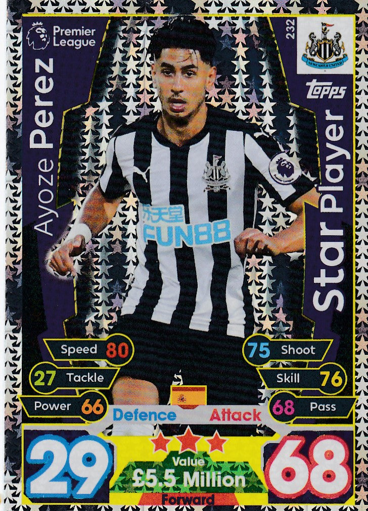 232. AYOZE PEREZ - NEWCASTLE UNITED - STAR PLAYER