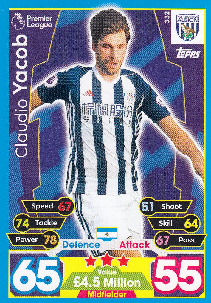 332. CLAUDIO YACOB - WEST BROMWICH ALBION