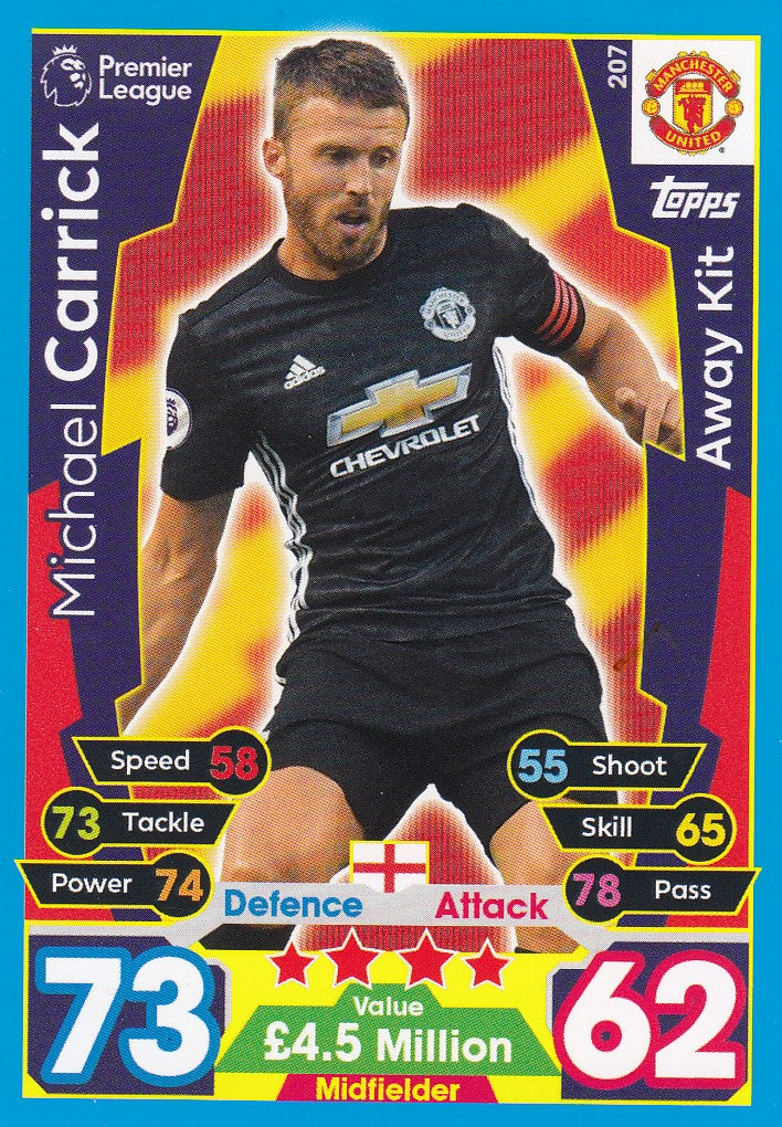 207. MICHAEL CARRICK - MANCHESTER UNITED - AWAY KIT