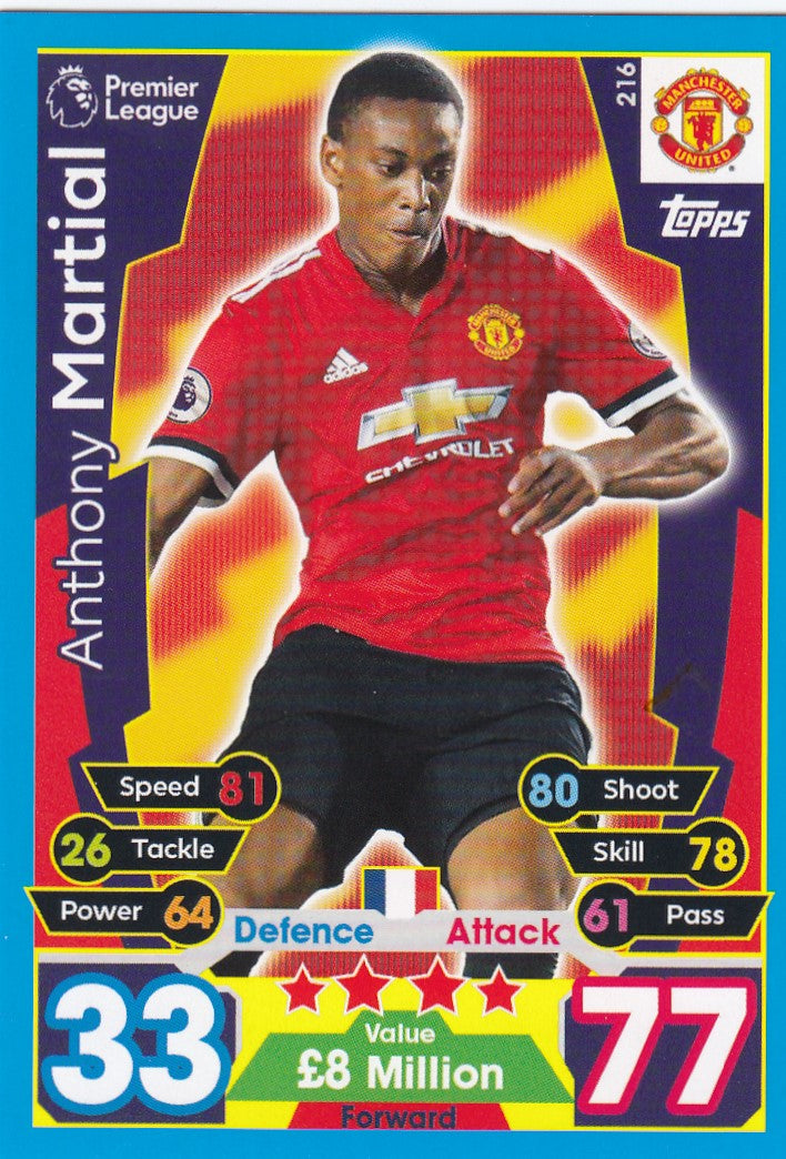 216. ANTHONY MARTIAL - MANCHESTER UNITED
