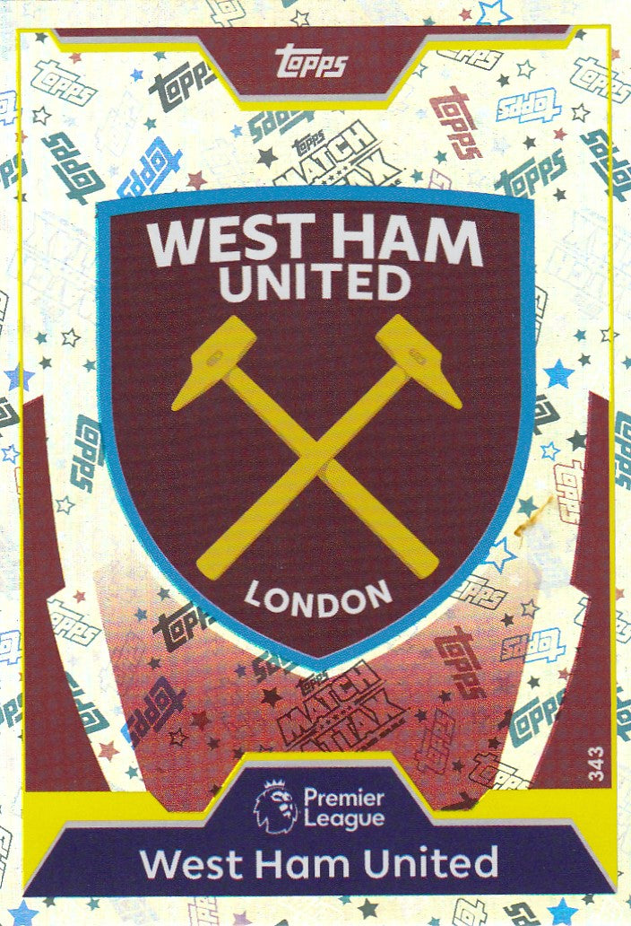 343. WEST HAM UNITED - CLUB BADGE