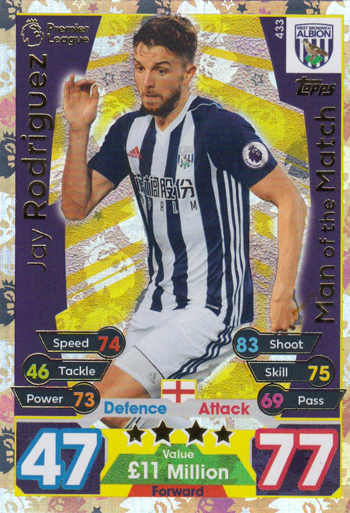 433. JAY RODRIGUEZ - WEST BROMWICH ALBION - MAN OF THE MATCH