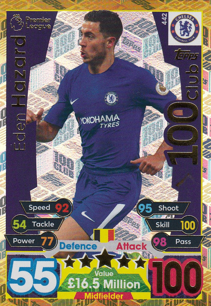 442. EDEN HAZARD - CHELSEA - 100CLUB