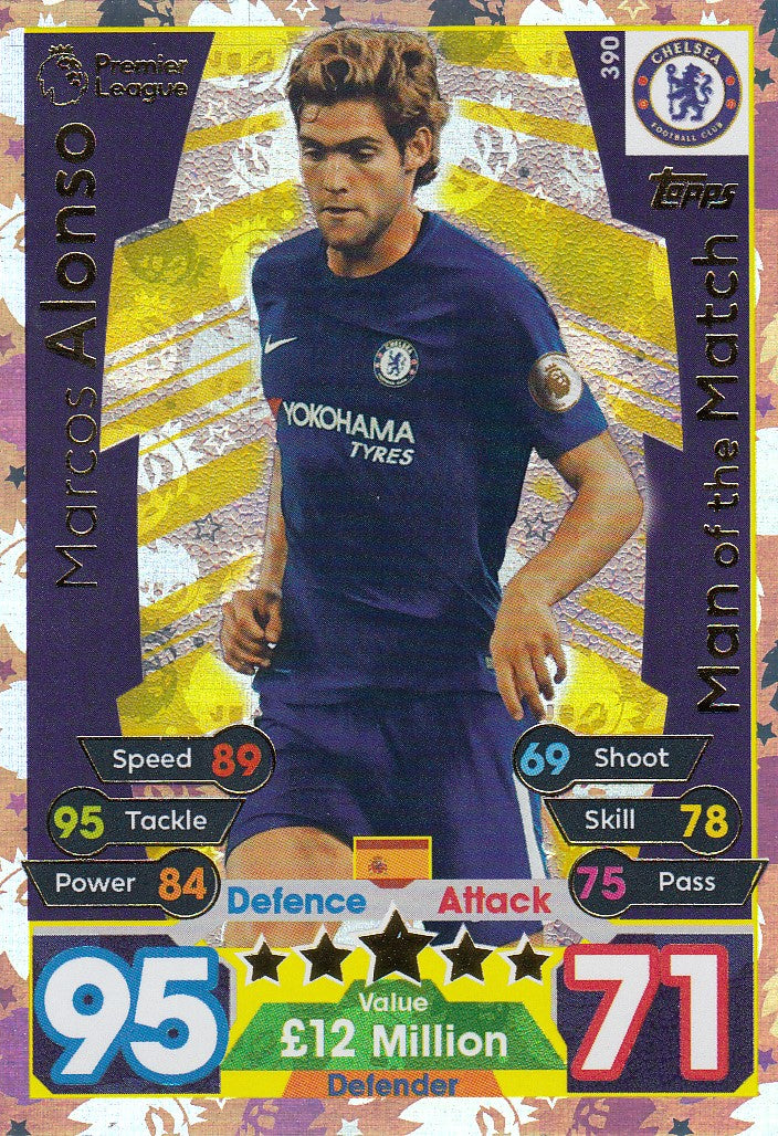 390. MARCOS ALONSO - CHELSEA - MAN OF THE MATCH