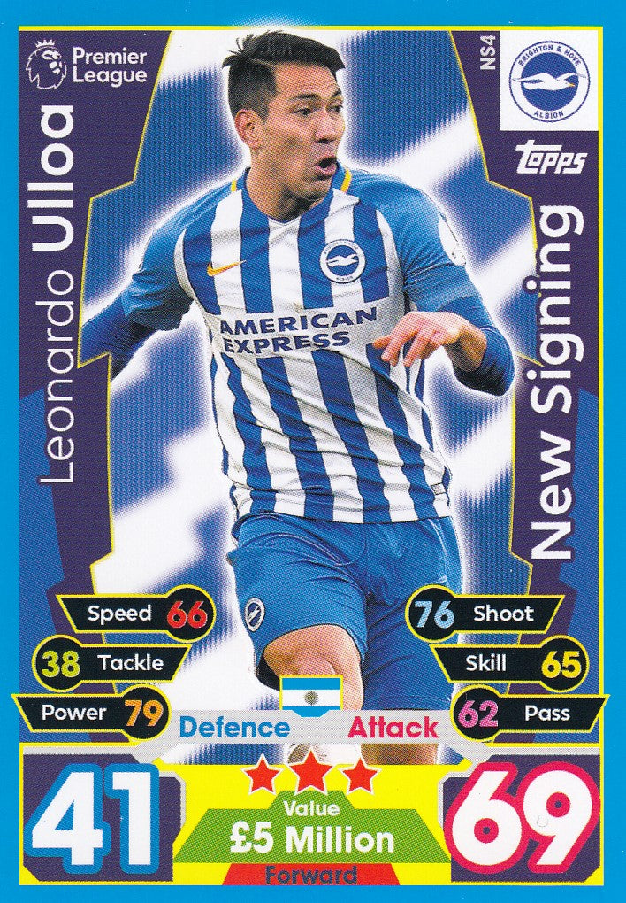 EX-NS04. LEONARDO ULLOA - BRIGHTON & HOVE ALBION - NEW SIGNING