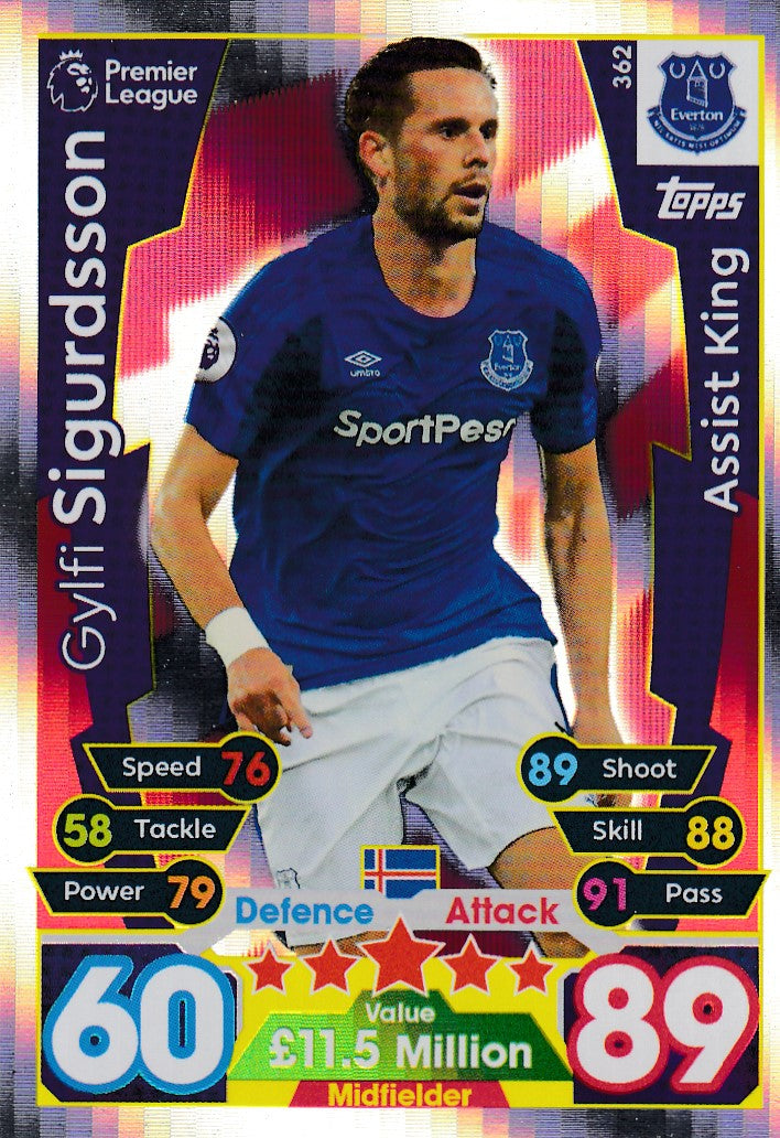 362. GYLFI SIGURDSSON - EVERTON - ASSIST KING
