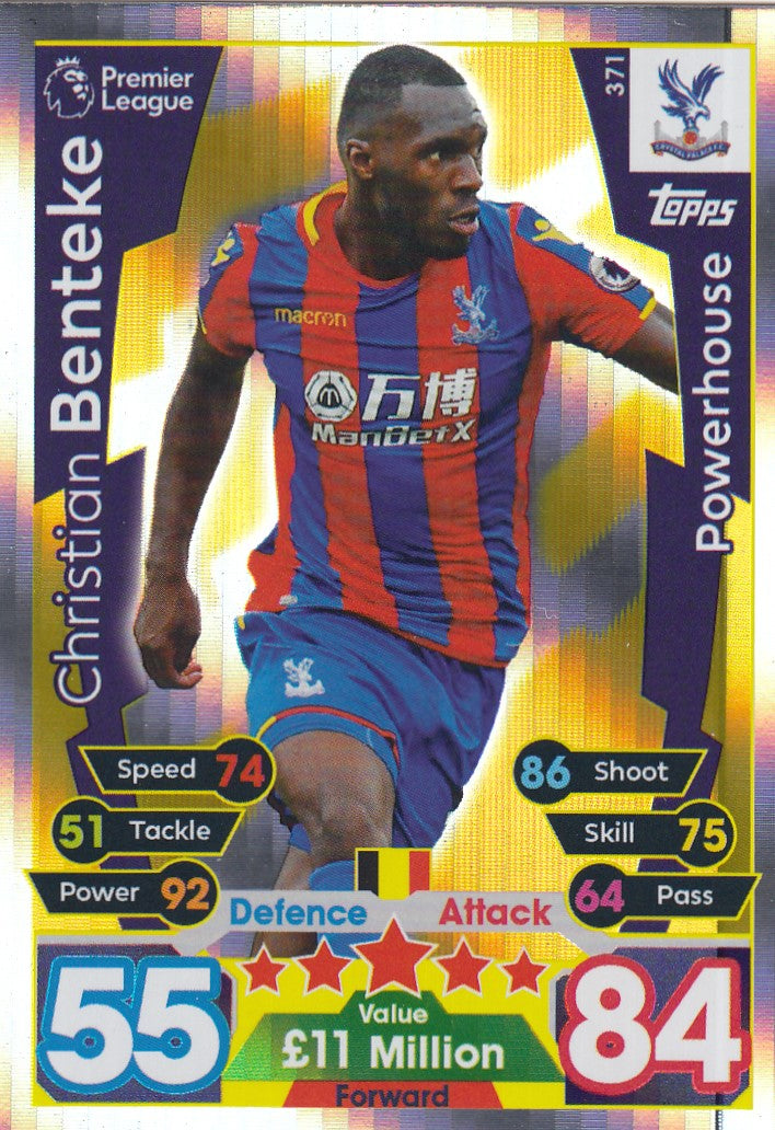 371. CHRISTIAN BENTEKE - CRYSTAL PALACE - POWERHOUSE
