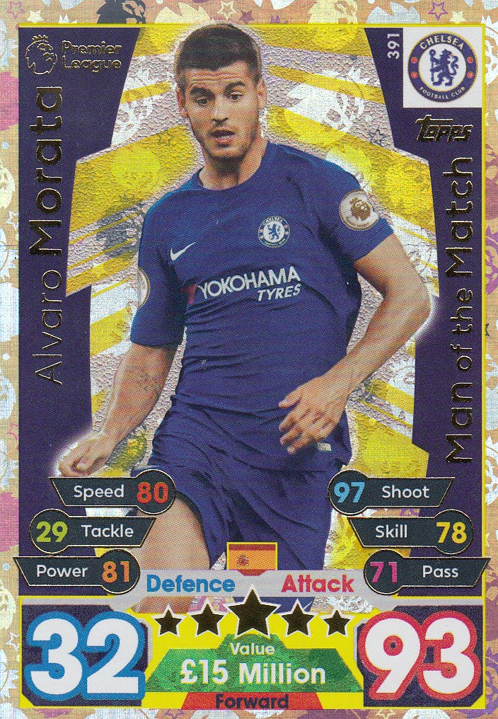 391. ALVARO MORATA - CHELSEA - MAN OF THE MATCH
