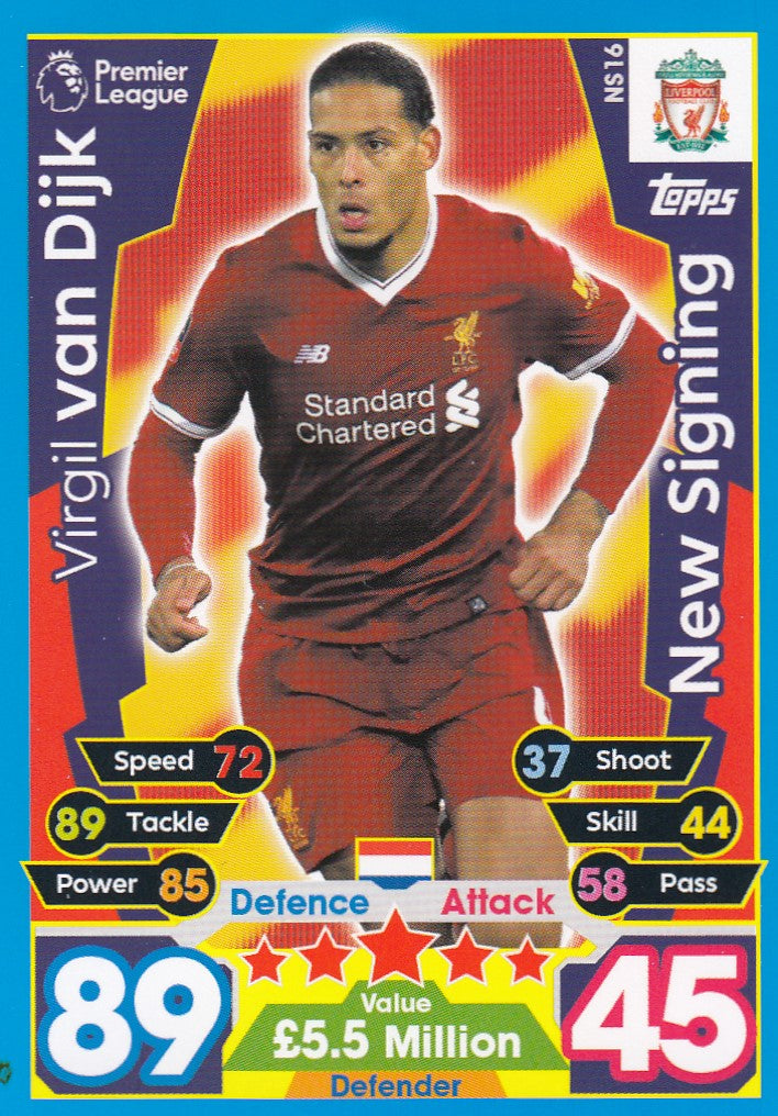 EX-NS16. VIRGIL VAN DIJK - LIVERPOOL - NEW SIGNING