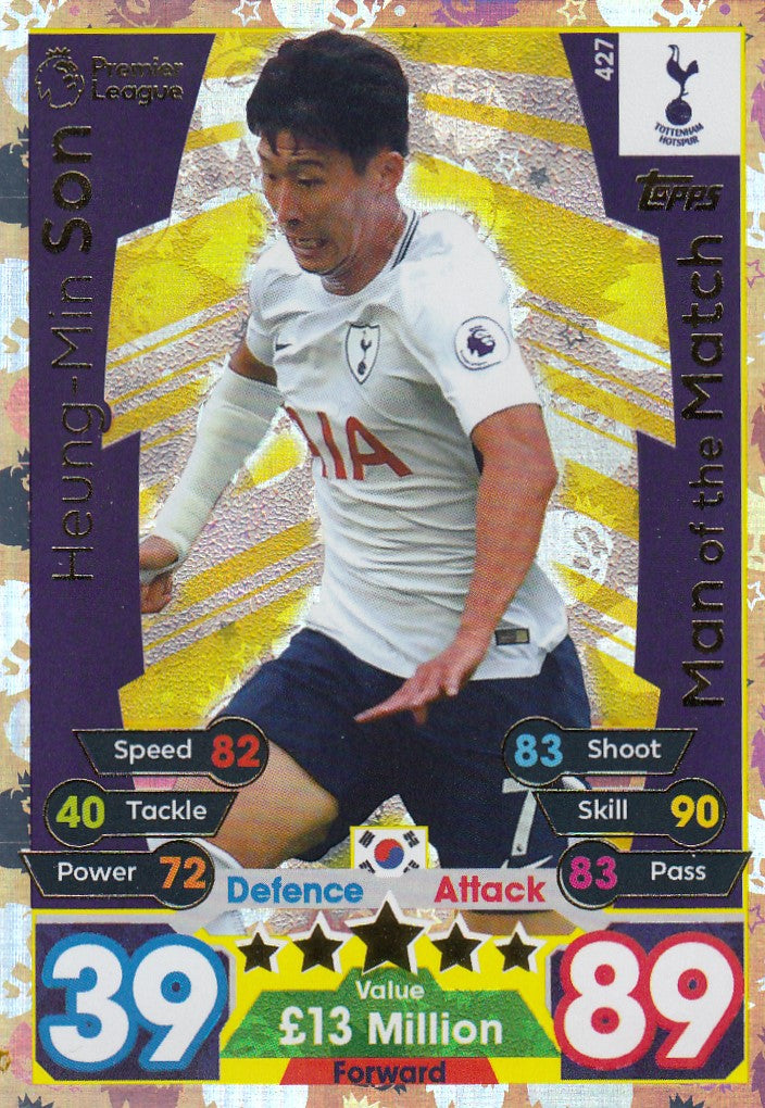 427. HEUNG-MIN SON - TOTTENHAM - MAN OF THE MATCH