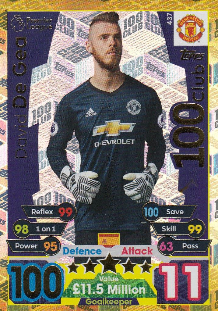 437. DAVID DE GEA - MANCHESTER UNITED - 100CLUB