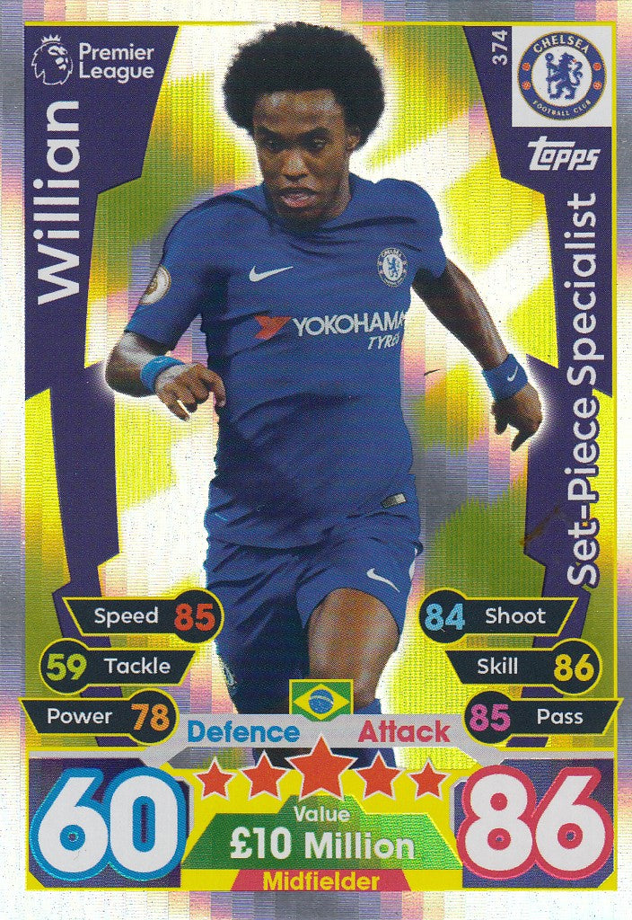 374. WILLIAN - CHELSEA - SET-PIECE SPECIALIST
