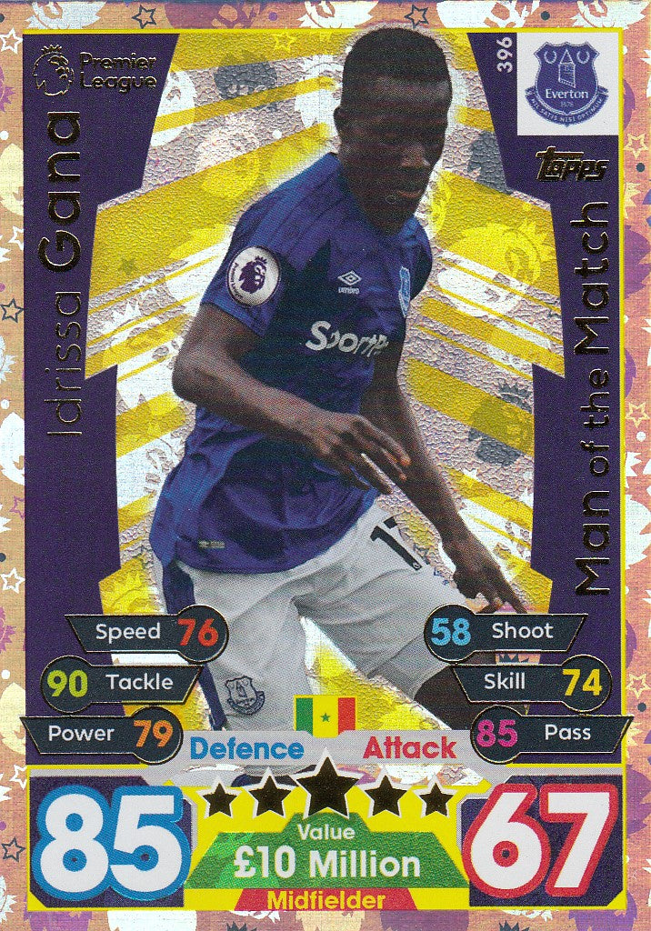 396. IDRISSA GANA - EVERTON - MAN OF THE MATCH