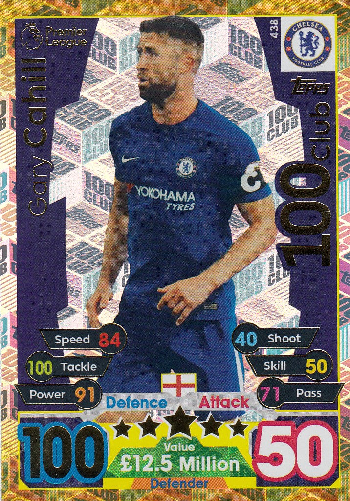 438. GARY CAHILL - CHELSEA - 100CLUB