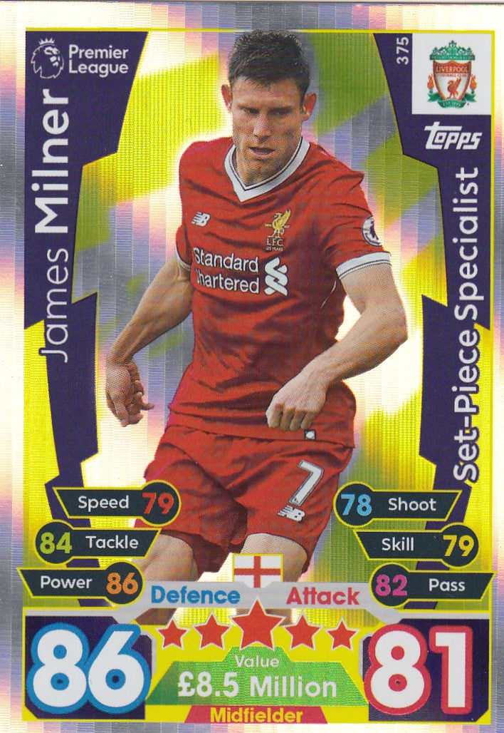 375. JAMES MILNER - LIVERPOOL - SET-PIECE SPECIALIST