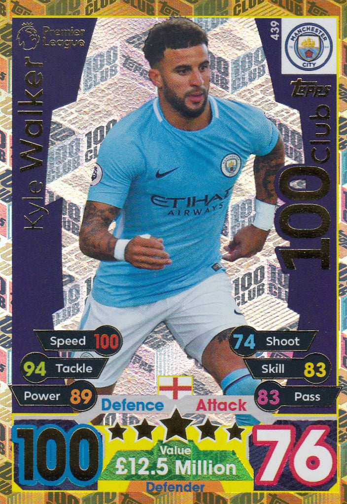 439. KYLE WALKER - MANCHESTER CITY - 100CLUB