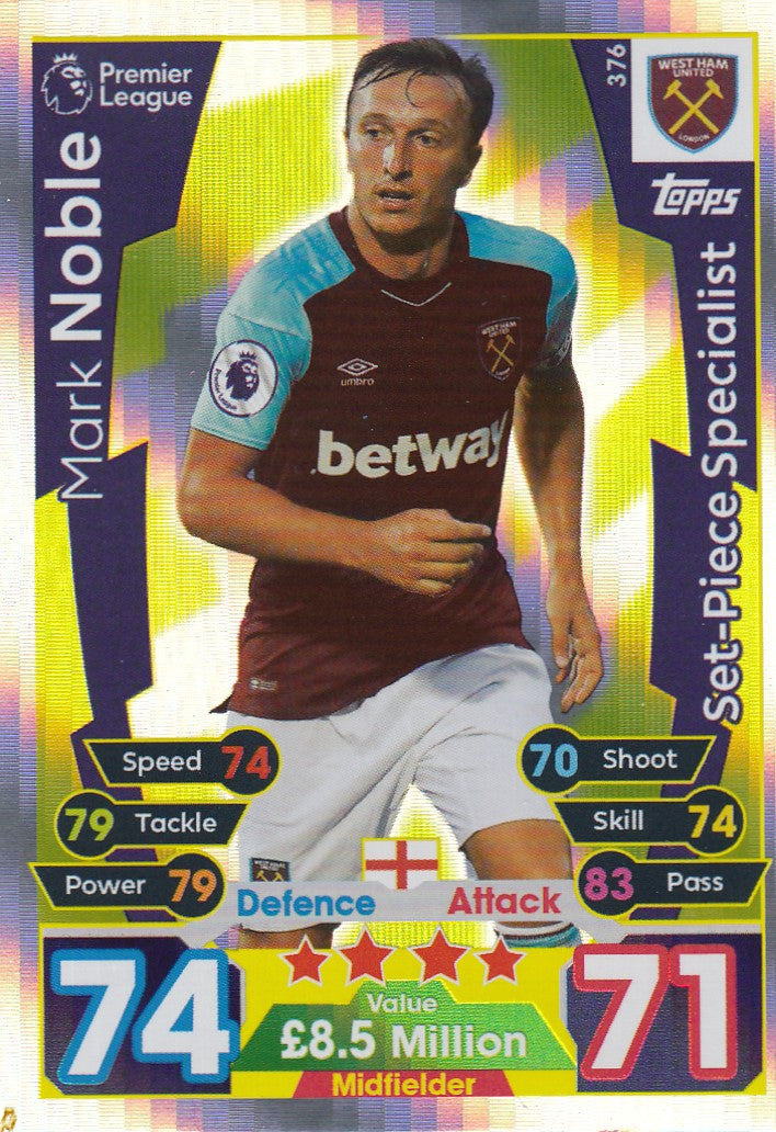 376. MARK NOBLE - WEST HAM UNITED - SET-PIECE SPECIALIST