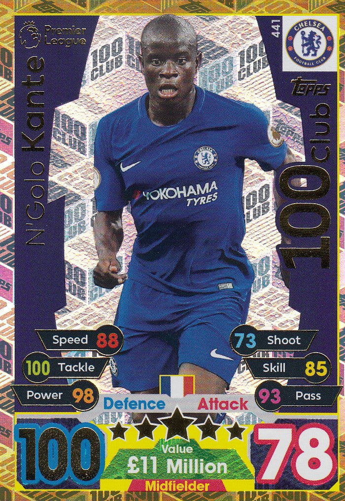 441. N’GOLO KANTE - CHELSEA - 100CLUB