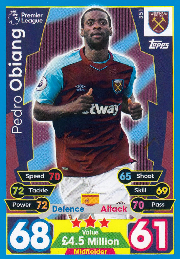 351. PEDRO OBIANG - WEST HAM UNITED