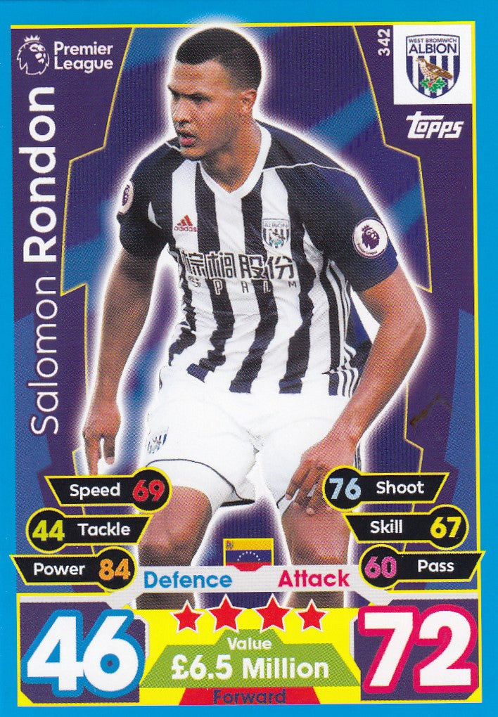 342. SALOMON RONDON - WEST BROMWICH ALBION