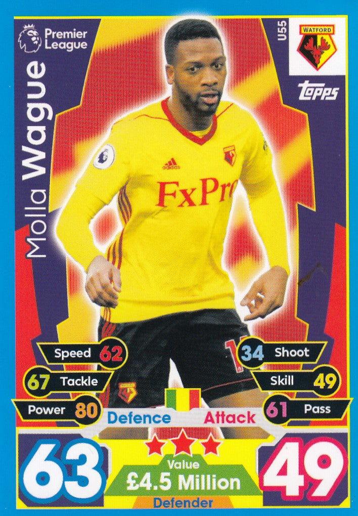 EX-U55. MOLLA WAGUE - WATFORD