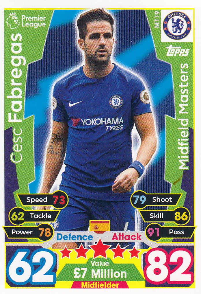 EX-MT19. CESC FABREGAS - CHELSEA - MIDFIELD MASTERS